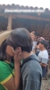 当众接吻😲！韩国男球迷和墨西哥女球迷之间的事已经失控